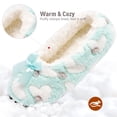 thumbnail image 3 of Ecetana Women's Fuzzy Slippers Warm Plush House Shoes Slip On Winter Cozy Bedroom Slippers, 3 of 8