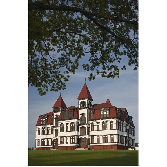 Great BIG Canvas | "Lunenburg Academy, Lunenburg, Nova Scotia, Canada" Art Print - 20x30