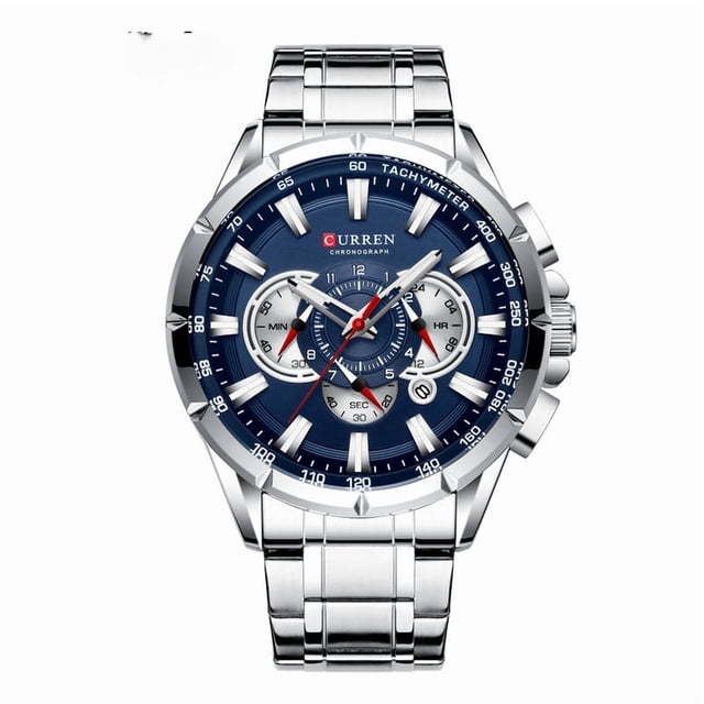 Reloj Curren Curren 8363 de cuarzo de seis pines para hombre, resistente al agua, 30 m