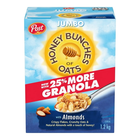 Bouchées d'avoine au miel – Avec amandes de Post, géant 1,2 kg