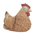 thumbnail image 1 of Maceta de gallina con forma de animal simulado, maceta versátil con energía solar Amarillo, 1 of 9