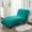 Green, variant on Full Wrap Chaise Lounge Cover Machine Washable Stretch Armless Lounge Cover With Bottom Strap for Living Room Indoor Bedroom