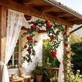 thumbnail image 6 of Dvumao Fake Rose Garland for Wedding Arch, 6-Ft(180cm) Artificial Vine for Pergola, Fence, and Party Decoration, 6 of 6