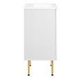 thumbnail image 3 of Sink Vanity Cabinet, White, Wood, Hotel Bedroom Bathroom, Modern Contemporary HB36408, 3 of 15