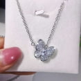 thumbnail image 1 of EGNMCR Colliers & Pendentifs Mode Femme Ultra Flash Micro Incrusté Zircon Type Géométrique Zircon Pendentif Collier Dames Collier, 1 of 5