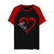 thumbnail image 3 of Gibobby Playera de Manga Corta Casual Suave Camiseta manga corta raglán suelta con cuello redondo y manga raglán para mujer 2024(Rojo,G), 3 of 4
