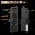 thumbnail image 4 of Ofertas Únicas Interruptor de Control de Ventana Eléctrica del Lado del Conductor 1Pcs para Jeep Grand Cherokee 1999-2004 No.55196389AB/5HB61DX9AA/5JM60DX9AA, 4 of 7