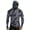 Black, variant on Performance Compression Hoodies for Men, UPF 50+ UV Sun Protection Long Sleeve Shirts with Face Cover for Summer Outdoor Activities