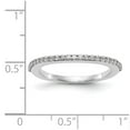thumbnail image 7 of 14K White Gold Ring Band Wedding Diamond, Lab Grown Round, 7 of 7