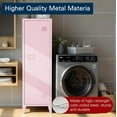 thumbnail image 5 of Locker Storage Cabinet for Employees Kids Locking Metal Office Storage Cabinet for School Gym Pantry Kitchen (Pink), 5 of 9