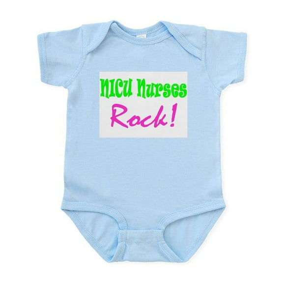 CafePress - NICU Nurses Rock! Infant Bodysuit - Baby Light Bodysuit, Size Newborn - 24 Months