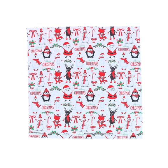 CTM Cotton Winter Wonderland Christmas Holiday Bandana