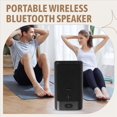 thumbnail image 4 of Mini Altavoz Portátil Inalámbrico Bluetooth para Deportes Al Aire Libre y Running con Micrófono de Clip., 4 of 5