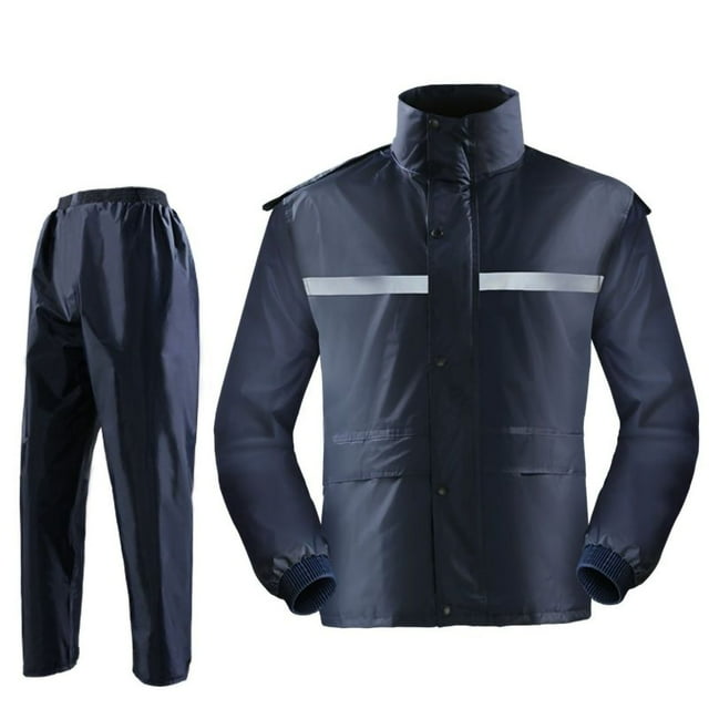 Traje de lluvia, conjunto de impermeable, conjunto de impermeable dividido de tela Oxford, funcionalidad inteligente
