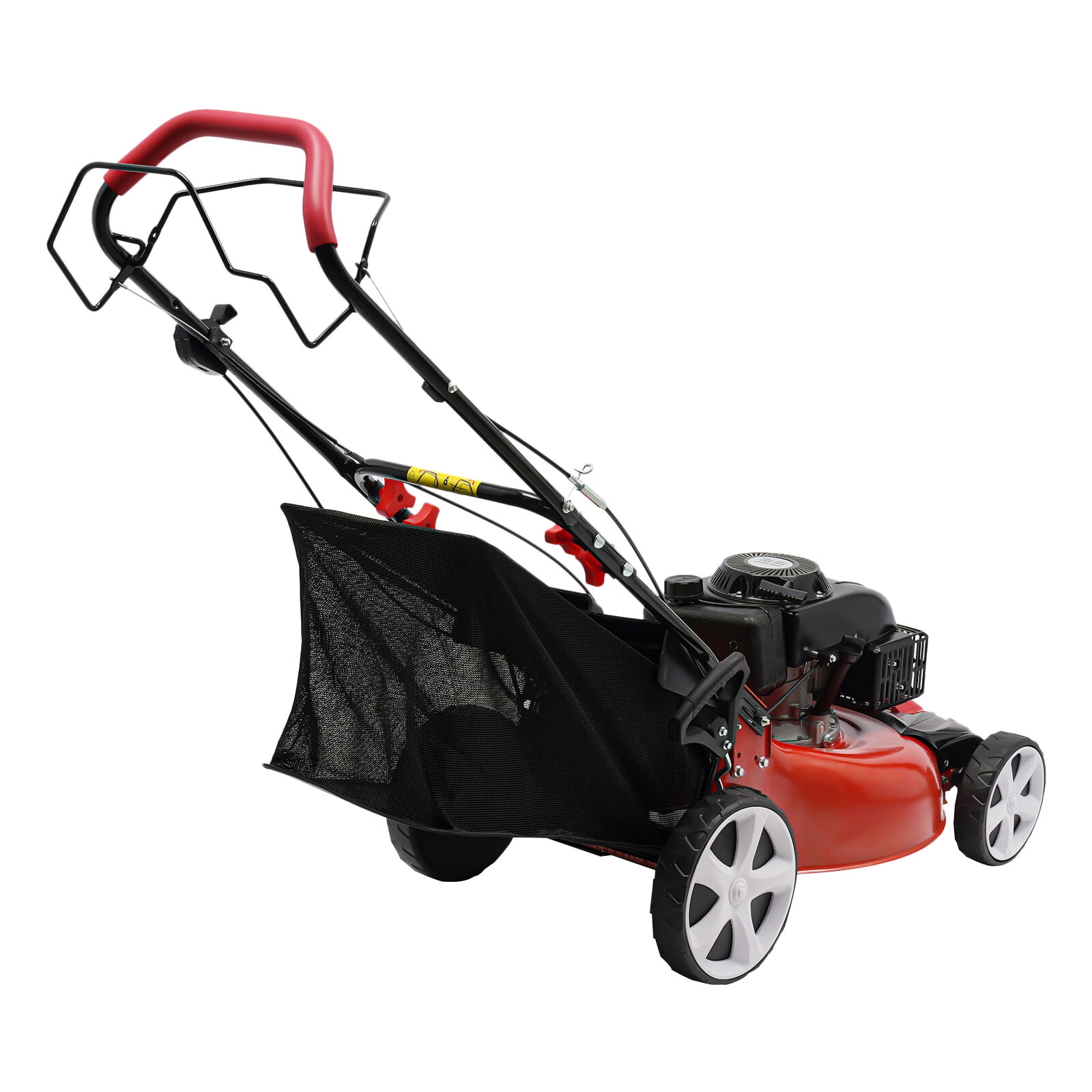 140cc High Wheel FWD Gas Walk Behind Self Propelled Lawn Mower 1.6L, 2800rpm, Self-propelled Gas Lawn Mower
