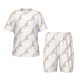 thumbnail image 1 of Fotbe Leopard Print Pijama Estampada de 2 Piezas para Niños – Ropa de Dormir de Manga Corta Cómoda para Niños y Niñas, Camiseta y Shorts de Algodón-Medium, 1 of 6