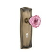 thumbnail image 4 of Nostalgic Warehouse Pracrp_Prv_238_Kh Prairie Solid Brass Rose Privacy Door Knob Set -, 4 of 7