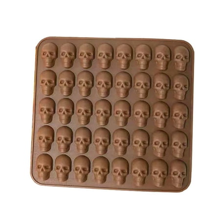 

Biekopu Halloween Baking Tool Mold with Skull Shape Fondant Dessert Decoration DIY Tool