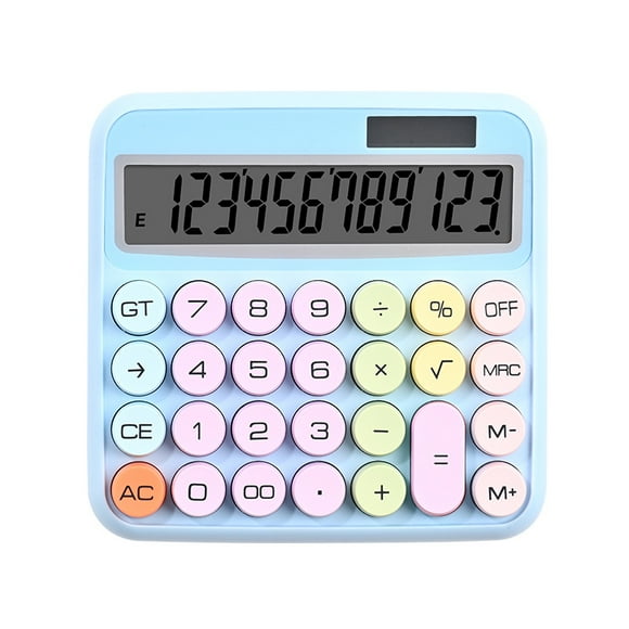 Calculadora solar real de 12 bits de dopamina, computadora especial de oficina de aspecto alto, contabilidad especial