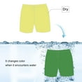 thumbnail image 2 of KAWELL Color Changing Swim Trunks for Men, Boys Quick Dry Sports Shorts, Summer Temperature Color Changing Swim Trunks, 2 of 3