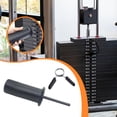 thumbnail image 1 of DYNWAVECA Reinforced Weight Stack Pin Attachment Exercise Machine Sports Barbell Parts Style D, 1 of 10