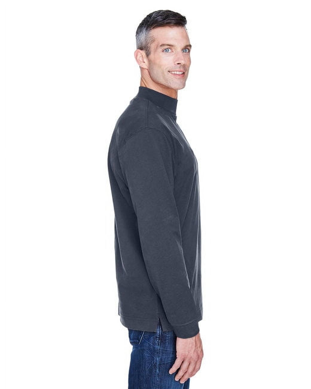 Devon & Jones D420 Men's Sueded Cotton Jersey Mock Turtleneck