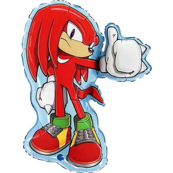 Sonic the Hedgehog Knuckles 30" Character Mylar Foil Balloon