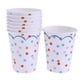 thumbnail image 2 of de 8x Copa Puntos Impresos Adecuado Marmoleado para Fiestas Cumpleaños Bodas Compromiso Gloria Copas de papel desechables, 2 of 9