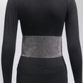 thumbnail image 3 of Women's Shiny Rhinestone Corset Belt Mens Leather Belt Size 38 Belt No Holes for Men Designer Belts Belts That You Can Change The Belt Buckle Small Belt Click It Belt Belt for Metal Working Dark, 3 of 4