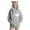 [He]Gray, variant on Chiccall Women's Cute Fleece Hoodies Kitty Ear Printed Loose Fit Casual Hood Drawstring Sweatshirt with Pocket Fall Lounge Graphic Clothes