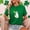A1312 Green, variant on St. Patrick's Day Shirt for Women Cute Ghost With Shamrock Balloons Graphic T-Shirt Short Sleeve Crewneck Loose Fit Festival Apparel Gift For Women