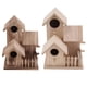 thumbnail image 1 of 2 Piezas Casa de Pájaros Caja de Pájaros Casa de Pájaros de Decoración de Jardín Zulema Casas de pájaros de madera, 1 of 8