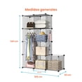 thumbnail image 3 of Mueble Organizador Aesthetic Rejas Minimalista 7 Niveles, 3 of 4
