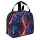 thumbnail image 2 of Easygdp Neon City Map Bolsa Térmica Premium - Tela Oxford Impermeable, Gran Capacidad, Bolsillo Frontal, Unisex para Trabajo, Escuela, Actividades al Aire Libre y Picnics, 2 of 8