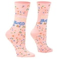 thumbnail image 3 of Crazy Socks, Women's, Graphic, Unique Designs, Crew Socks, Cute Silly Funny Cool, 3 of 6