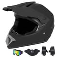 thumbnail image 1 of Casco integral para motocicleta CARTMAN, negro mate, talla grande, 1 of 6