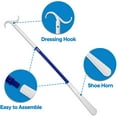 thumbnail image 5 of RMS 35.5 inch Extra Long Shoe Horn Dressing Stick Aid Helper with Travel Bag, 5 of 7