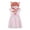 Pink / brown, bambi, variant on Disney Lilo & Stitch Little Girls Mesh Cosplay Dress Little Kid to Big Kid
