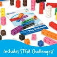 thumbnail image 6 of Learning Resources MathLink Cubes Big Builders - Math Manipulatives Kindergarten Games,  Ages 5+, 6 of 7