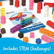 Learning Resources MathLink Cubes Big Builders - Math Manipulatives Kindergarten Games, Ages 5+