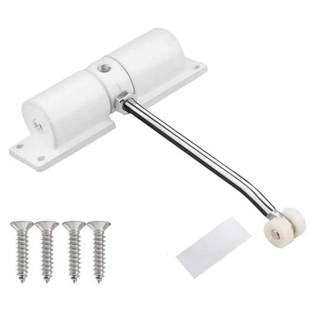 LEEYNEER Automatic Door Closer Zinc Alloy Spring Closer Adjustable 30 Kg Closing Hinge