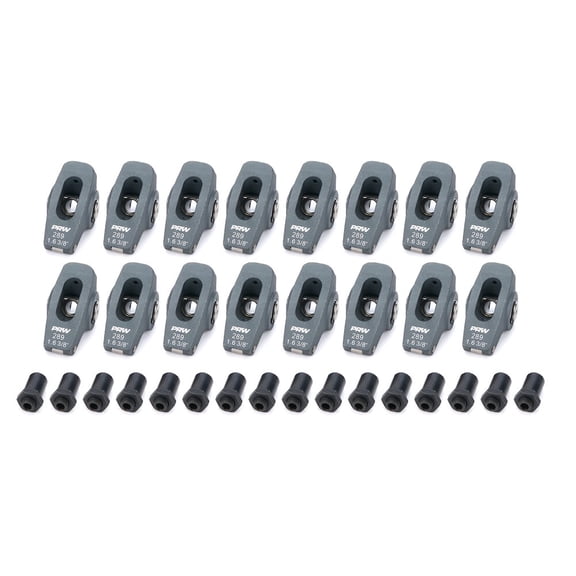 PRW INDUSTRIES INC. SBF Roller Rocker Arms - 1.6 Ratio 3/8 Stud