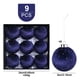 thumbnail image 3 of Bewildely Juego de bolas navideñas de plástico, exquisitas bombillas colgantes irrompibles para Navidad, adornos decorativos para fiestas. Kits de decoración para fiestas azul, 3 of 4