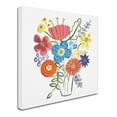 thumbnail image 2 of Trademark Fine Art 'Floral Medley I' Canvas Art by Farida Zaman, 2 of 3