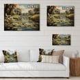 thumbnail image 4 of Designart "pasture Lily Oasis" Meadow Print on Natural Pine Wood, 4 of 5
