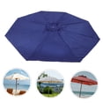 thumbnail image 4 of OUNONA Dark Replacement Patio Umbrella Canopy Fabric with Ventilation and Reinforced Rib Support for Outdoor Use, 4 of 8