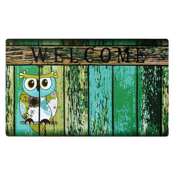 Attraction Design Home Owl Welcome Doormat