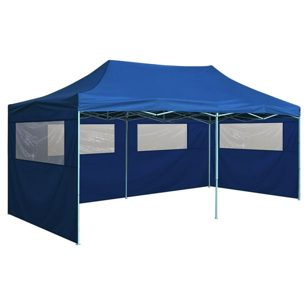 verf in plaats daarvan Vakman vidaXL Professional Folding Party Tent with 4 Sidewalls Steel Multi Colors  - Walmart.com