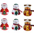 thumbnail image 1 of Porta cubiertos de cocina Bolsillos para cuchillos Compatible con tenedores Bolsa Decoración para fiestas navideñas, 1 of 5