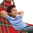 thumbnail image 1 of Plaid Lounger Chair Bag, European Western Culture Inspired Abstract Irish Pattern Vintage Classical Design, High Capacity Storage with Handle Container, Lounger Size, Multicolor, by Ambesonne, 1 of 5